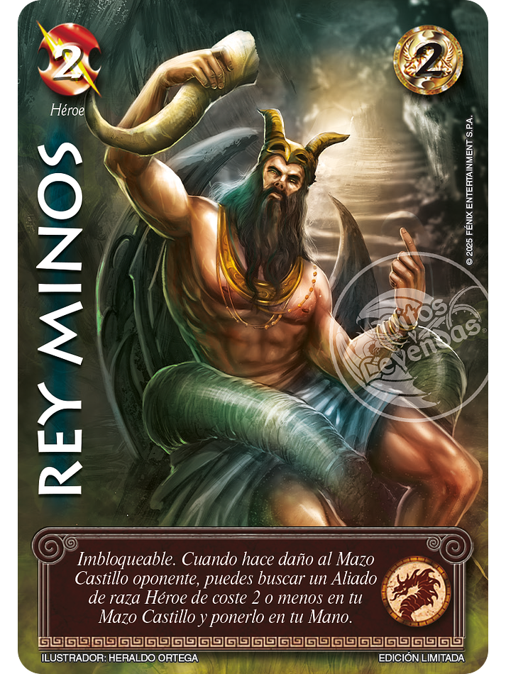 Rey minos foil lluvia