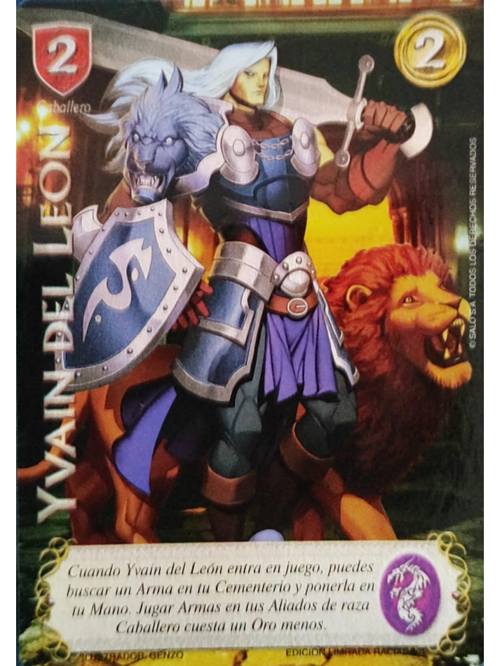Yvain de león foil lluvia